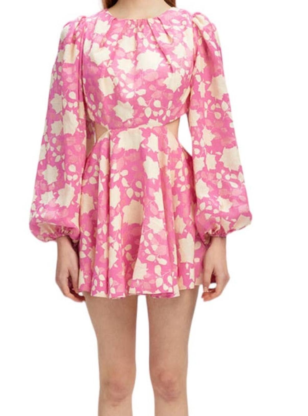 Bardot dress Nada floral minidress pink size 8 L
